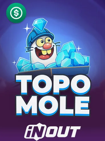 Gokkast topo mole van InOut bij Vegas Hero
