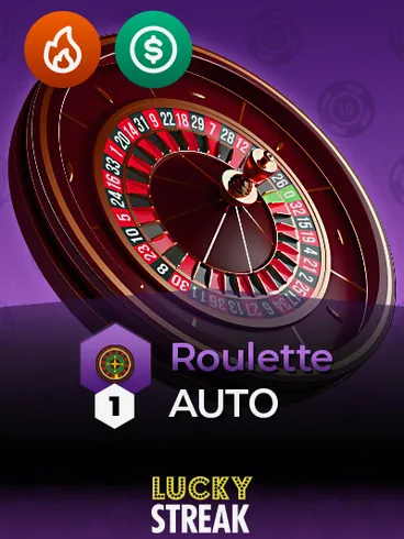 Livetafel Auto Roulette 1 Lucky Streak bij Vegas Hero