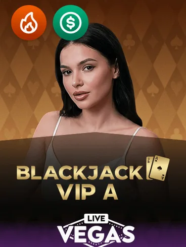 Livetafel BlackJack VIP A LiveVegas bij Vegas Hero