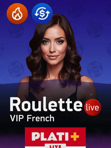 Livetafel Live Roulette French VIP Platipus Live bij Vegas Hero