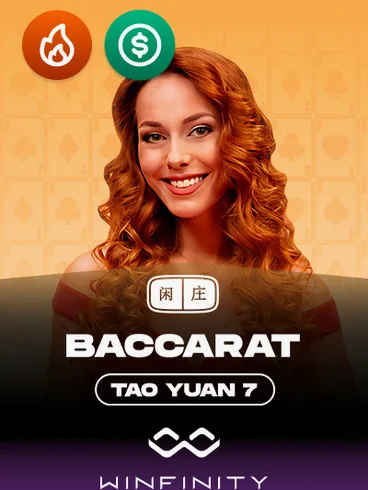 Livetafel Tao Yuan Baccarat 7 Winfinity bij Vegas Hero